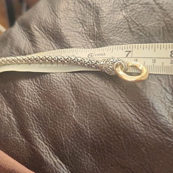 John Hardy 'Naga' 18K Gold Sterling Silver Dragon 7.5" Bracelet R $2200 - Picture 6 of 10